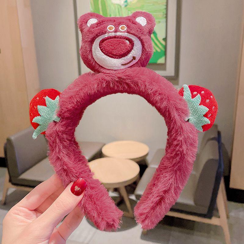 Adorable 2024 Cartoon Hair Tie & Plush Headband Set for Women - Cute Hair Accessories & Gift