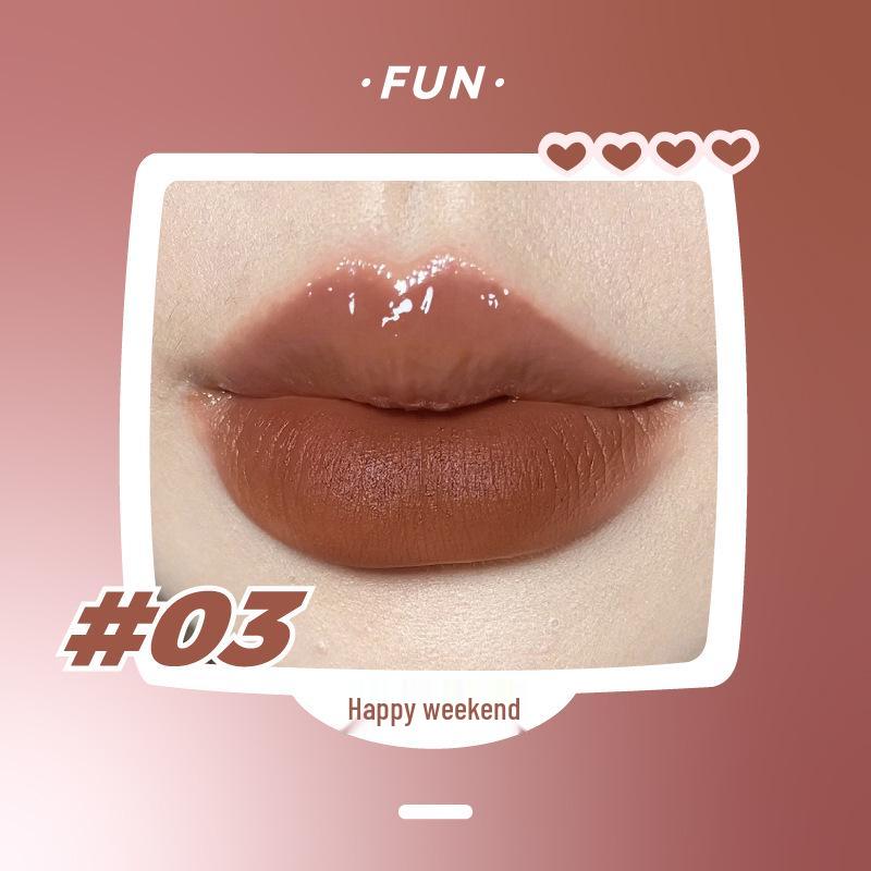 

LEEMEMBER Laimeng Dual Lip Glaze: Moisturizing Matte & Translucent Gloss