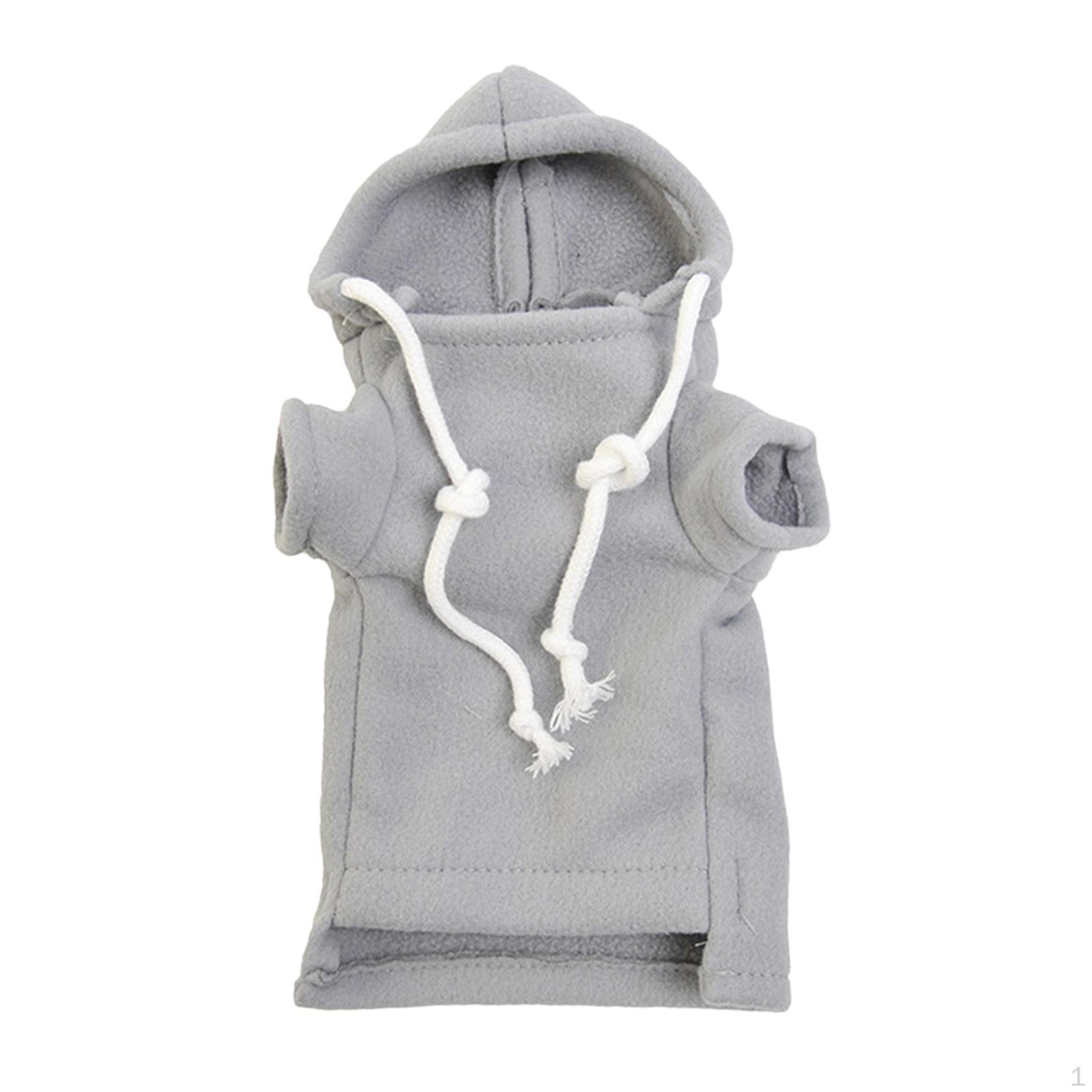 

Ferret Clothes Hoodie Clothing Cute Winter Easy to Clean Multipurpose Small Animal Outfit for сірий колір