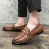Fashion Fashion Penny Loafers Leather Men Shoes Simple Pointed Toe Slip On Dress Business Suit Casual Party Wedding Shoes For Man
