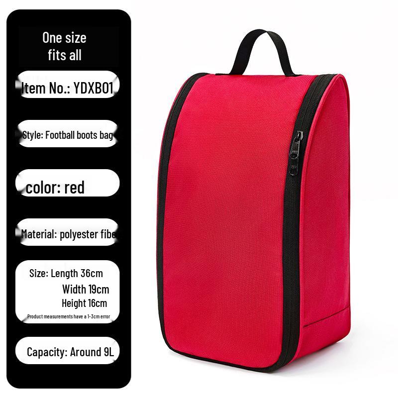Portable Sports Shoe Bag for Travel: Handheld Storage for Football, Basketball, and Fitness Footwear.