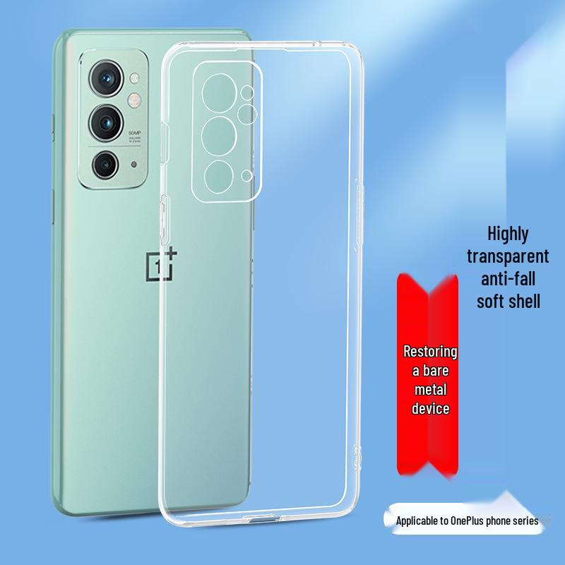 Compatible with OnePlus 13: Transparent Ultra-Thin Silicone Protective Case for 1+9Pro and 1+ACE