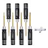 ABBP-RC Tool Kit Set Hex Driver 0.9Mm 1.27Mm 1.5Mm 2Mm 2.5Mm & Phillips Head Screwdriver 3Mm 4Mm For Traxxas Axial SCX24