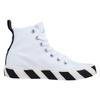 Off-White Vulc Sneaker Mid White Black Men Sneakers OMIA119F21FAB001-0110