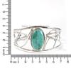 Turquoise Open Cuff Bracelet, Boho Adjustable Bracelet, Turquoise Jewelry, 925 Silver Bracelet, Birthday Gift , December Birthstone