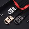 Men's High-End Genuine Leather Automatic Buckle Belt - Versatile Casual Cowhide Waistband