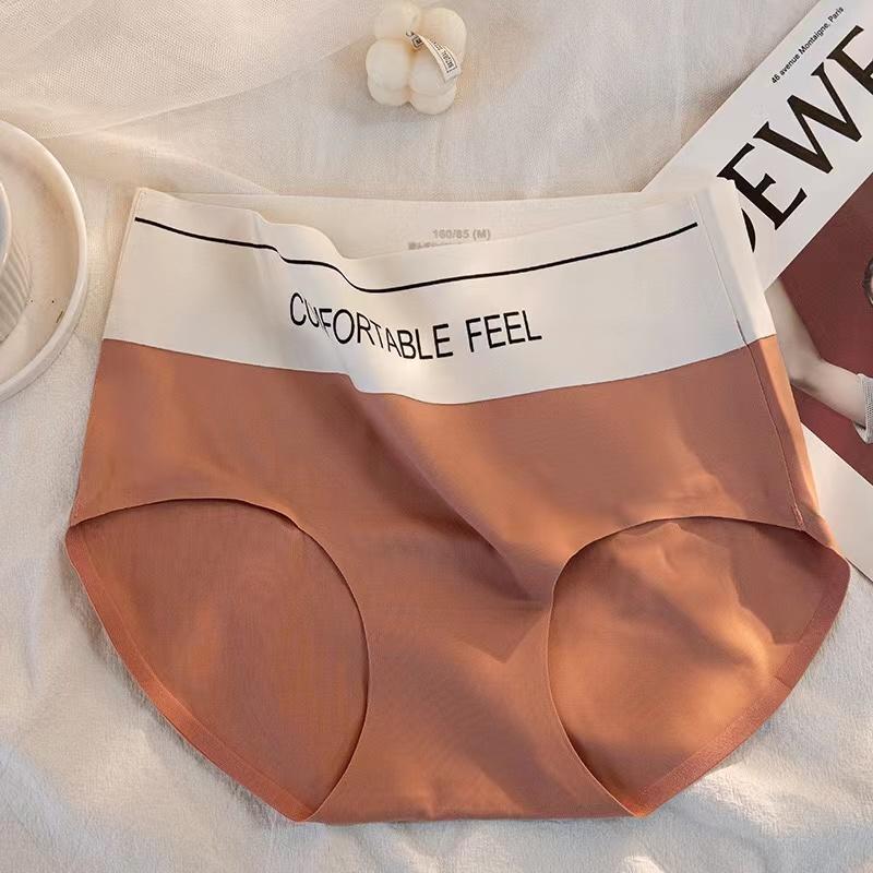 Sexy Women Panties Comfortable Breathable Lingerie Cozy Briefs Silk Satin Seamless Underwear Fitness Sports Hot Underpants