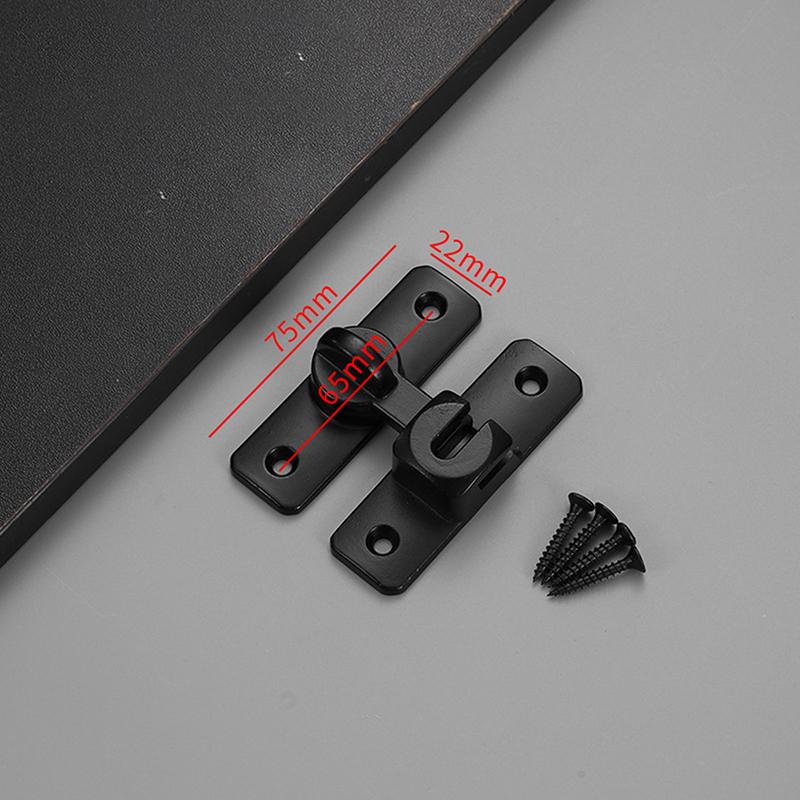 Türriegel Türbolzen Heimschutz Schwerlast Zinklegierung 90 180 Grad Einfache Installation Schiebetürschloss Einbruchschutzschloss