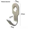 Stainless Steel Coat Hook Bathroom Behind The Hook Door Cloakroom Hook Up Partition Hook Bathroom Wall Hanger Clothes