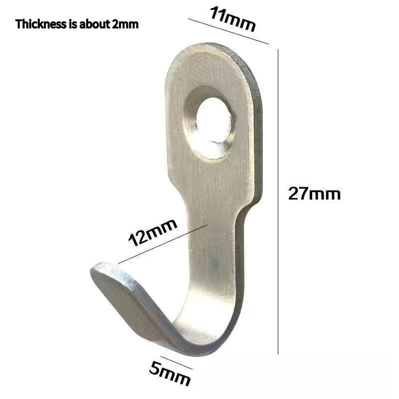 Stainless Steel Coat Hook Bathroom Behind The Hook Door Cloakroom Hook Up Partition Hook Bathroom Wall Hanger Clothes