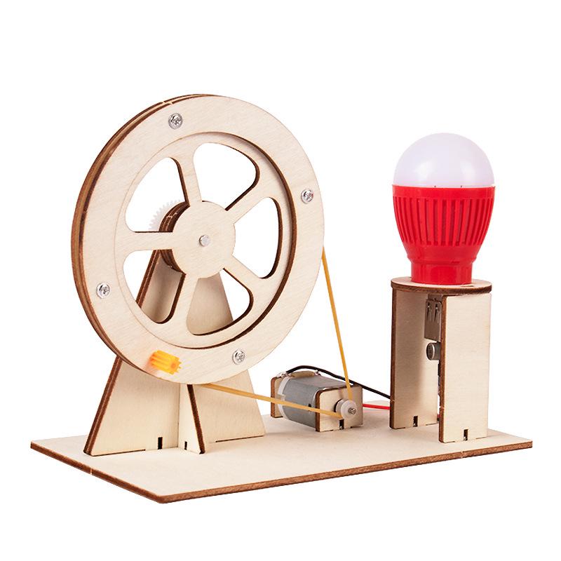 DIY Hand-Crank Generator Kit for Kids - Educational Science Project