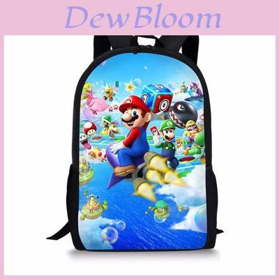 Plecak Dziecięcy Super Mario Z Oddychającej Tkaniny Oxford Dla Uczniów Szkoły Podstawowej
