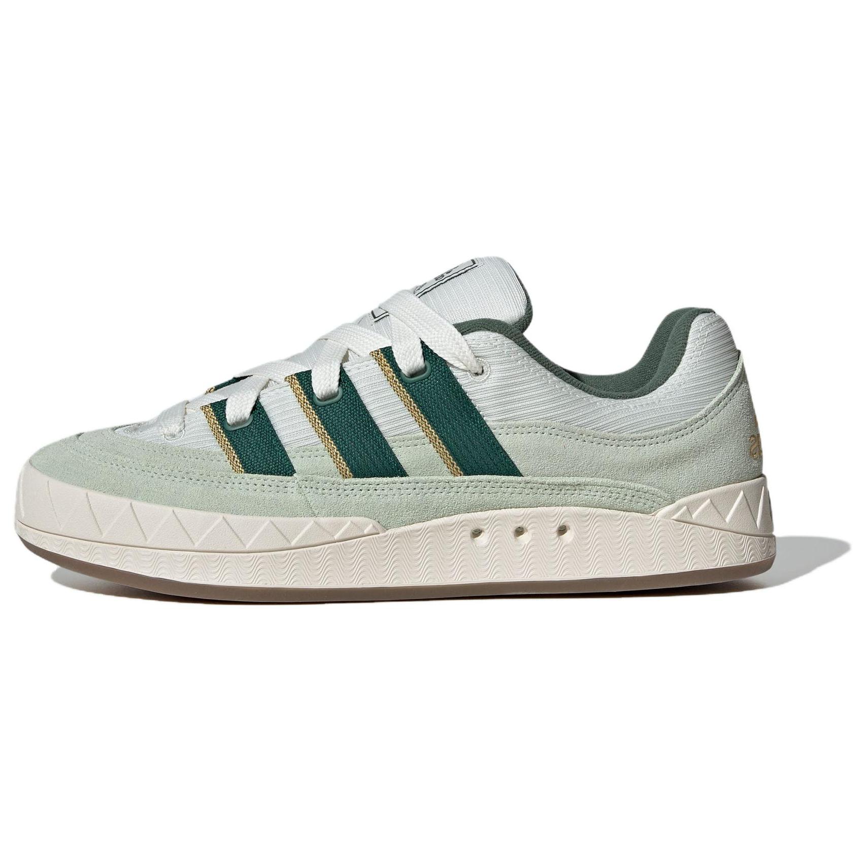 

Adidas Originals Adimatic Comfortable Versatile Retro Fashion Slip Resistant Durable Low Top Skate Shoes Unisex Sneakers Green White IH3267 40⅔