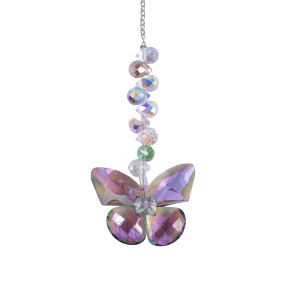 Colourful Rainbow Maker Exquisite Artificial Crystal Suncatcher Flower Sun Catcher  Outdoor