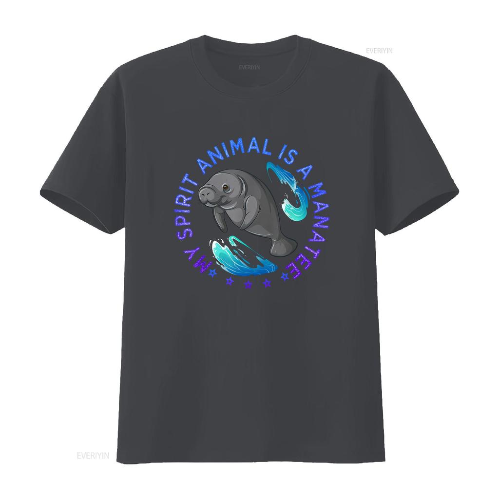 My Spirit Animal Is A Unisexatee Sea Animals Lover T Shirt Vintage Soft Breathable Versatile Homme Comfortable Casual