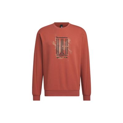 Wuji Logo Sweatshirt With Geometric Pattern Men Tops Wild-Brown IS0448