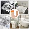 Durable Plastic Instant Drain Clog Remover, Shower, Sink, Easy-to-Use Home Maintenance Accessory for Hair and Dirt Cleaning