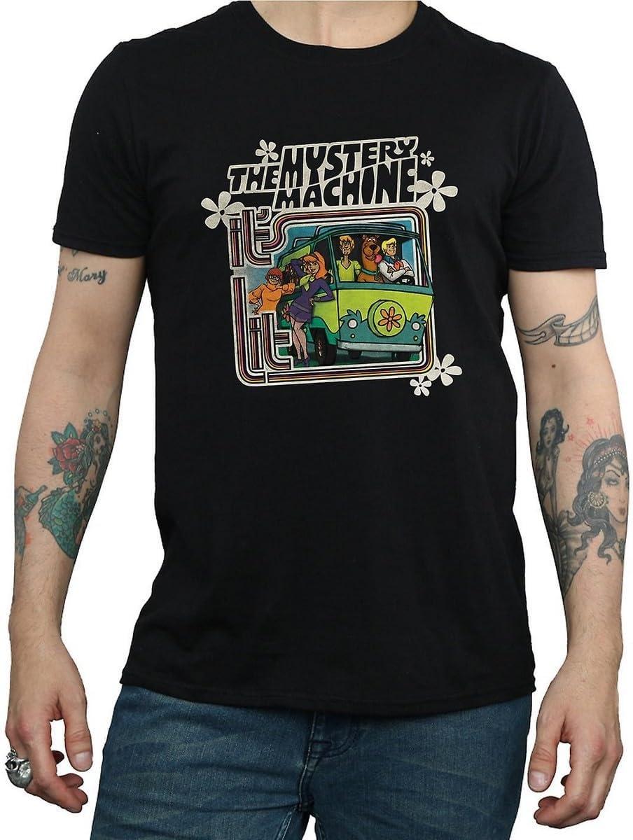 

Scooby Doo Men s Mystery Machine T-Shirt X-Large Black XXXXXL чорний
