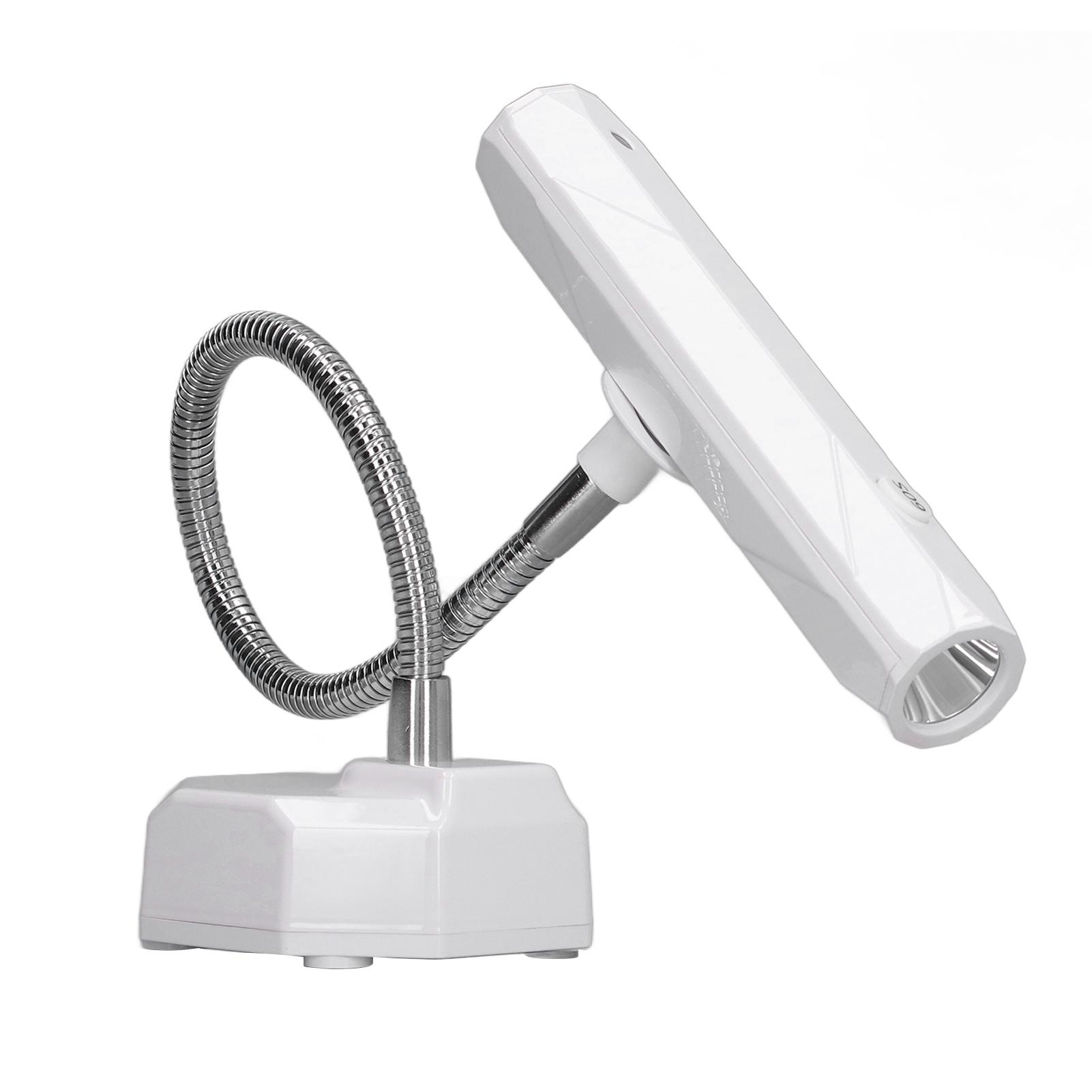 

Лампа для ногтей на гусиной шее, быстросохнущая, перезаряжаемая, светодиодная, настольная, на гусиной шее, для маникюра, черная белый