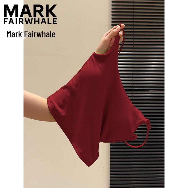 MARK FAIRWHALE Women s Built-in Bra Pad Backless Camisole M