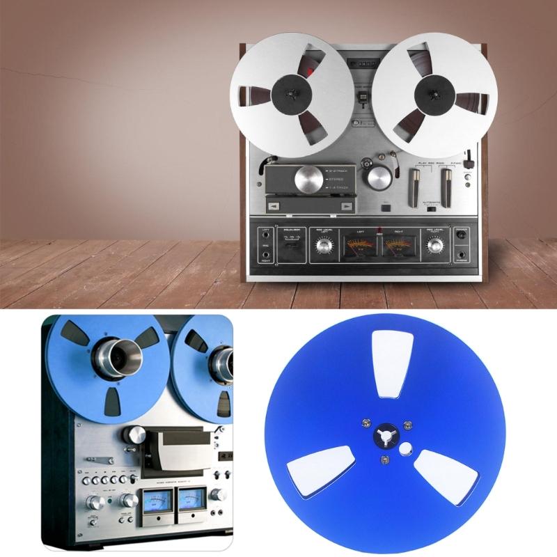 Replacement 7inch Aluminum Recording Takeup Reel for 1/4" Reel to Reel Tape, 3 Hole Model for Sound Decks