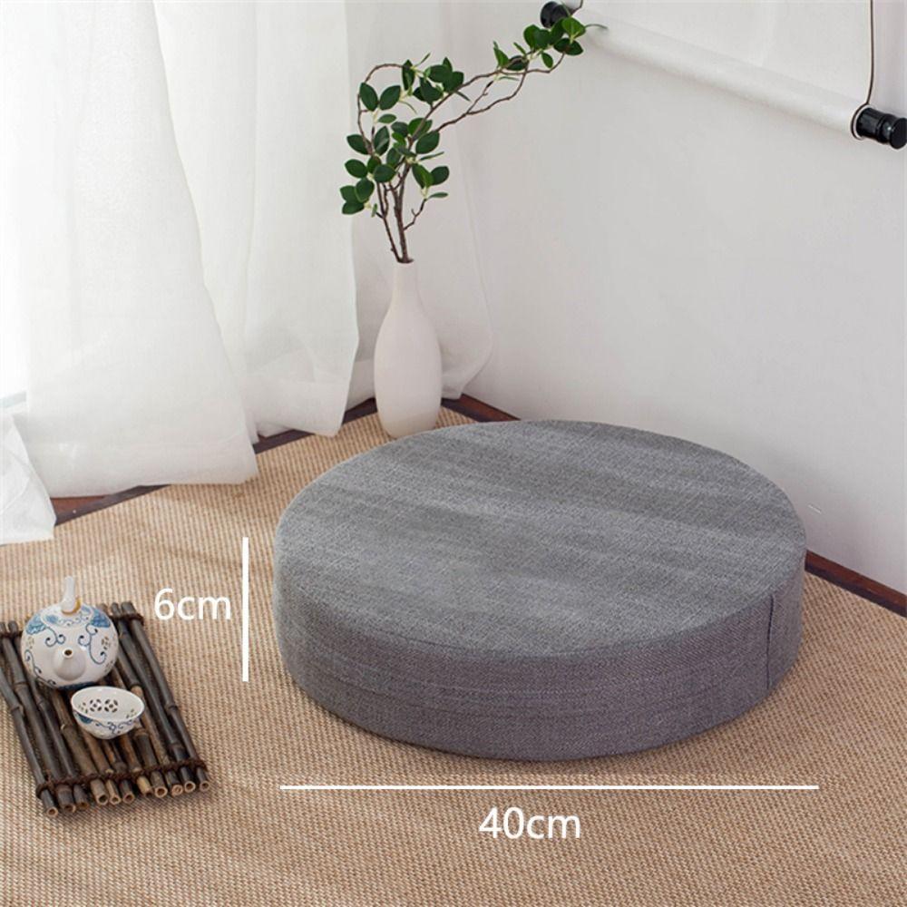 Cuscino per sedia stile giapponese ispessito Meditazione per soggiorno Balcone Cuscino da pavimento Cuscino per seduta Cuscino Tappetino yoga