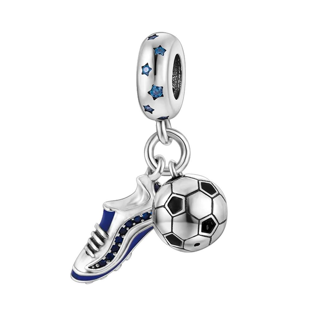New Copper Basketball Football Sports Series Pendant Charm Fit Original Diy Bracelet Accessories Women Jewelry