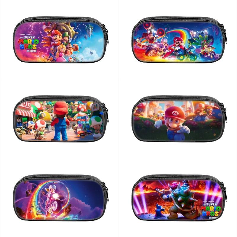 Nintendo Super Mario Pencil Case For Elementary School Students Cartoon Style Pen Storage Bag