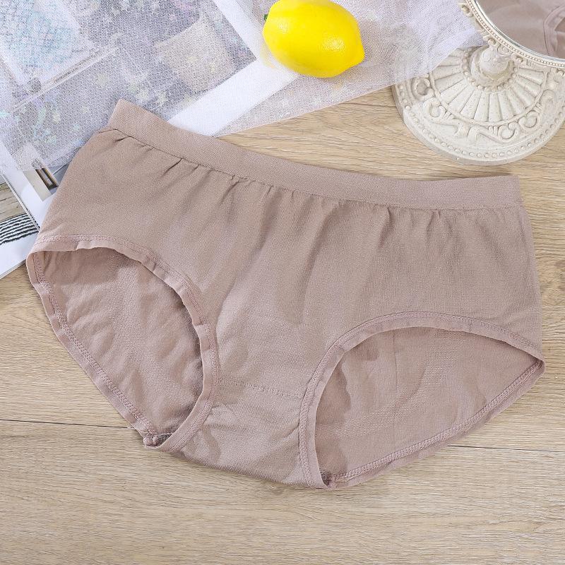 

Независимый набор Серебряная коробка Графен Влагопроводящий Голый аммиак Без размера Бесшовные дышащие Женские треугольные брюки со средней талией one size