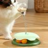 Cat Puzzle Food Leaking Ball Toy Cat Dog Interactive Treat Leaking Toy Slow Cat Dog Feeder Cat Turntable Toys Pet Supplies