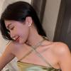 S925 Silver Needle Korean High-end Butterfly Knot Earrings, Female Niche Design, Light Luxury Earrings, New Earrings