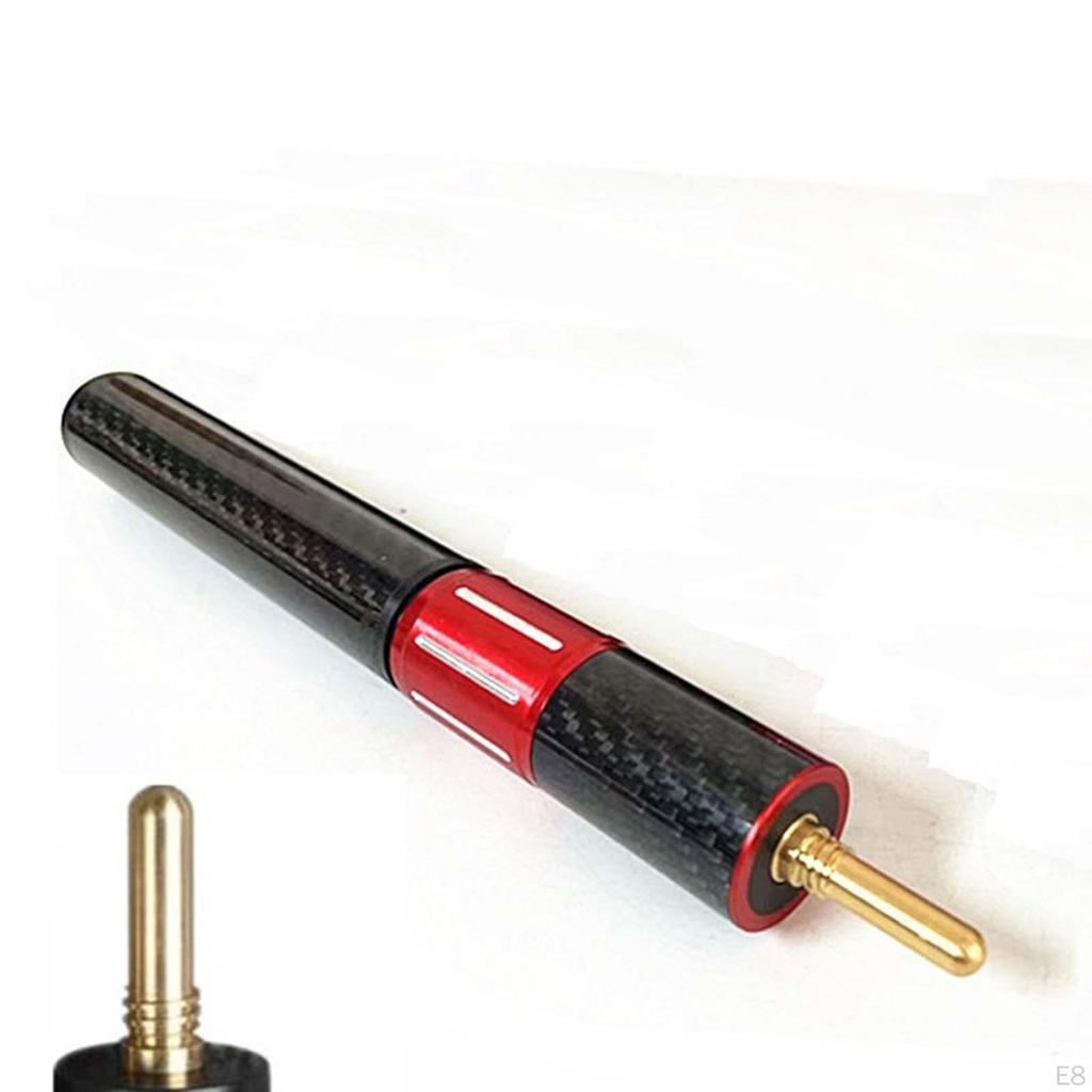 Pool Cue Extension Billiard Carbon Fiber Comfortable Connect Shaft Portable
