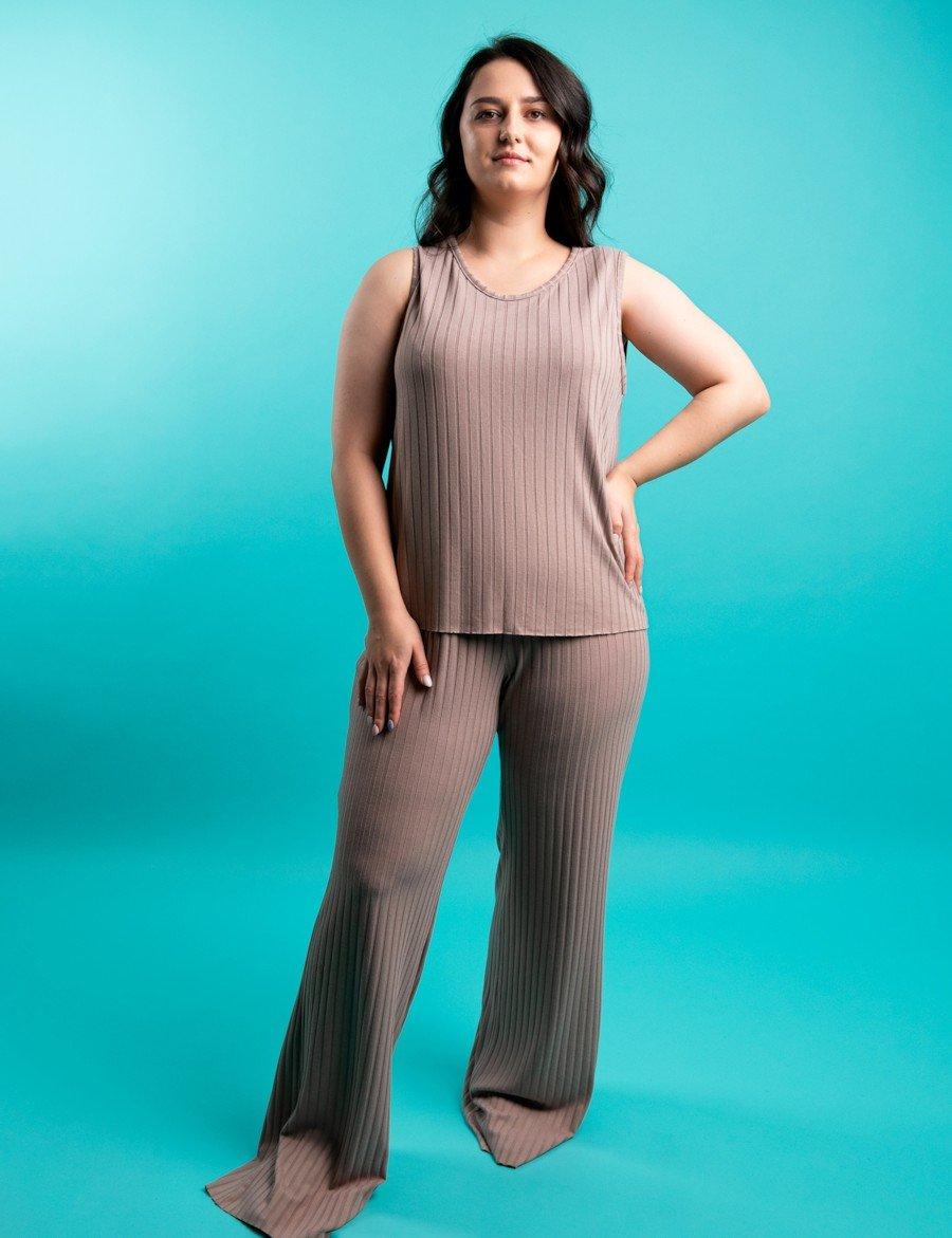 

Штани brabrabra (85816) 42/44(S/M) brown-nose кольору