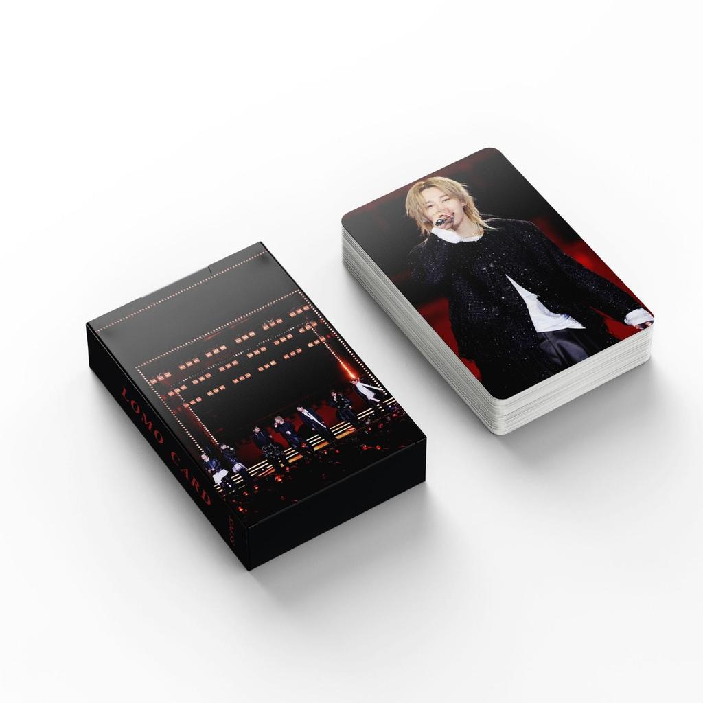 55Pcs Photo Small Card New Album Boy Group Arir New Flash Card Lomo Card High-Definition Photo Collectible Cards Fans Gifts