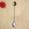 Long Handle Stainless Steel Coffee Stirring Cartoon Dessert Spoons Creative Spoon Rust-Proof Teaspoons
