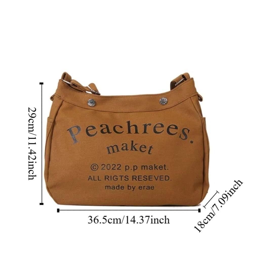 Large Capacity Student Crossbody Bag Korean Style Simple Handbag  Handbag