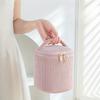 4pcs Velour Cosmetic Bags Set, Large Capacity Handheld Makeup Pouches with Snap Closure, Portable Organizer for Beauty Tools, Unfragranced