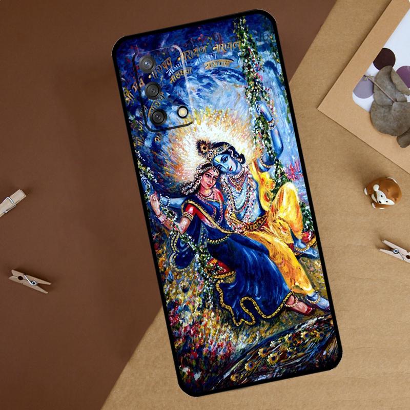 Lord Krishna Radha For Oppo A18 A38 A58 A78 A98 A40 A60 A80 A74 A94 A54 A16 A76 A96 A15 A57S A17 A77 Phone Case