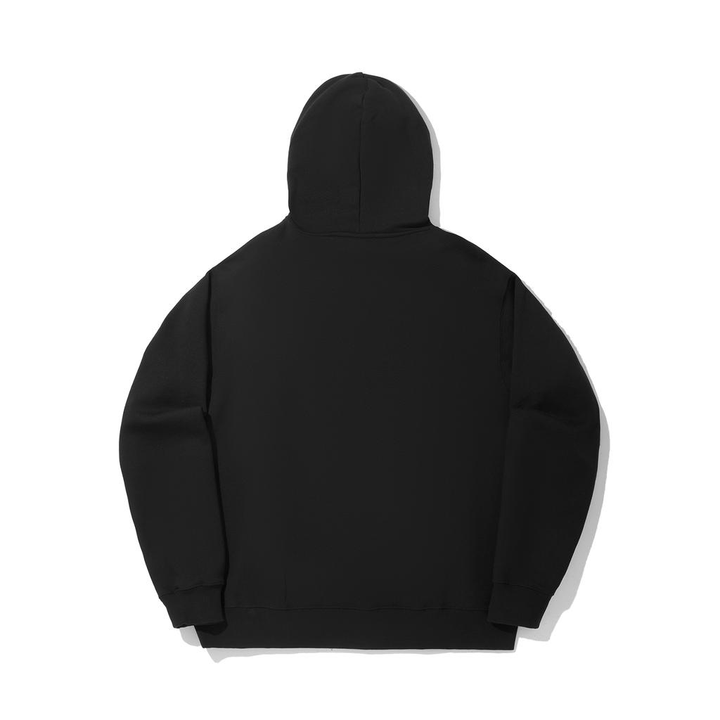 Li Ning Trendy Sports Series Solid Color Comfortable Breathable Versatile Casual Hoodie Unisex hoodies Black AWDV717-1