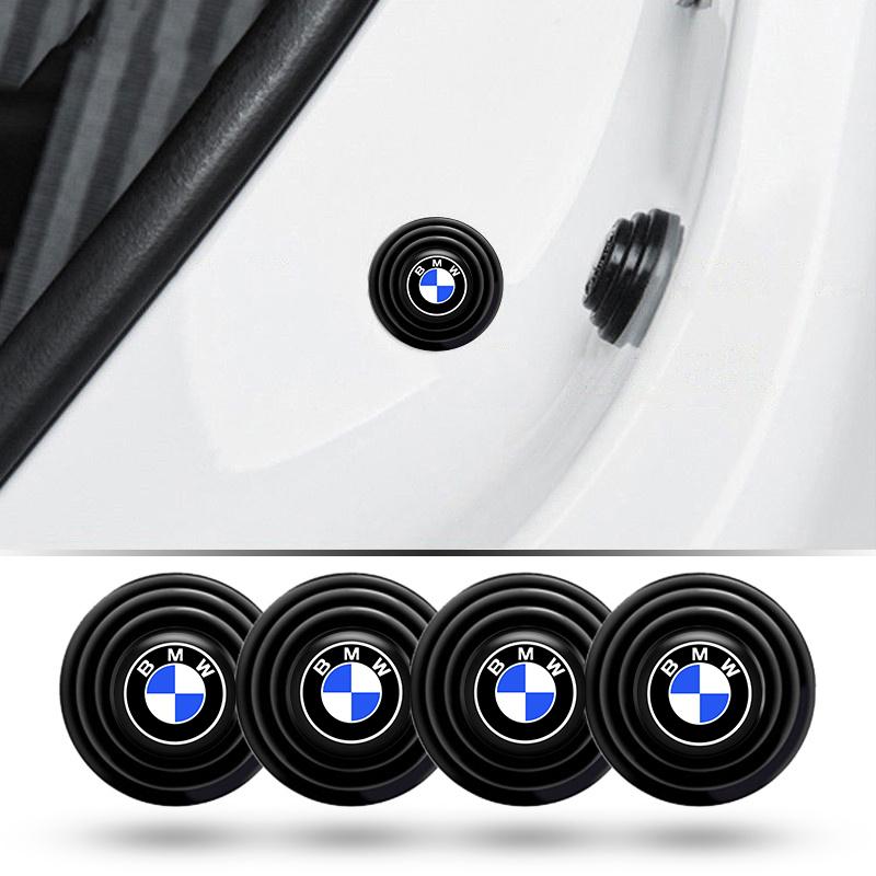 NVEQ9 Car Silicone Door Shock Stickers Absorber Soundproof Buffer Pier For BMW F12 F13 G30 G32 F34 F40 F45 F46 X1 X2 X3 X5 X4 X6 X7 F2
