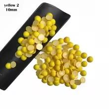 6-12mm Semi Circular Acrylic Flatback Plastic Beads Matte Multi-color Customizable Color Clothing Accessories Beads