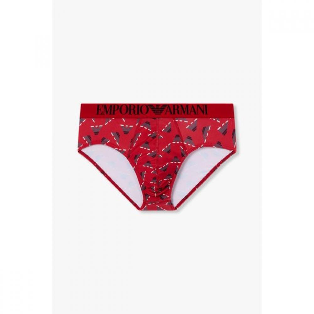 Emporio Armani Men S Logo Banding Patterned Poly Brief Set 0815111027 0815111028 
