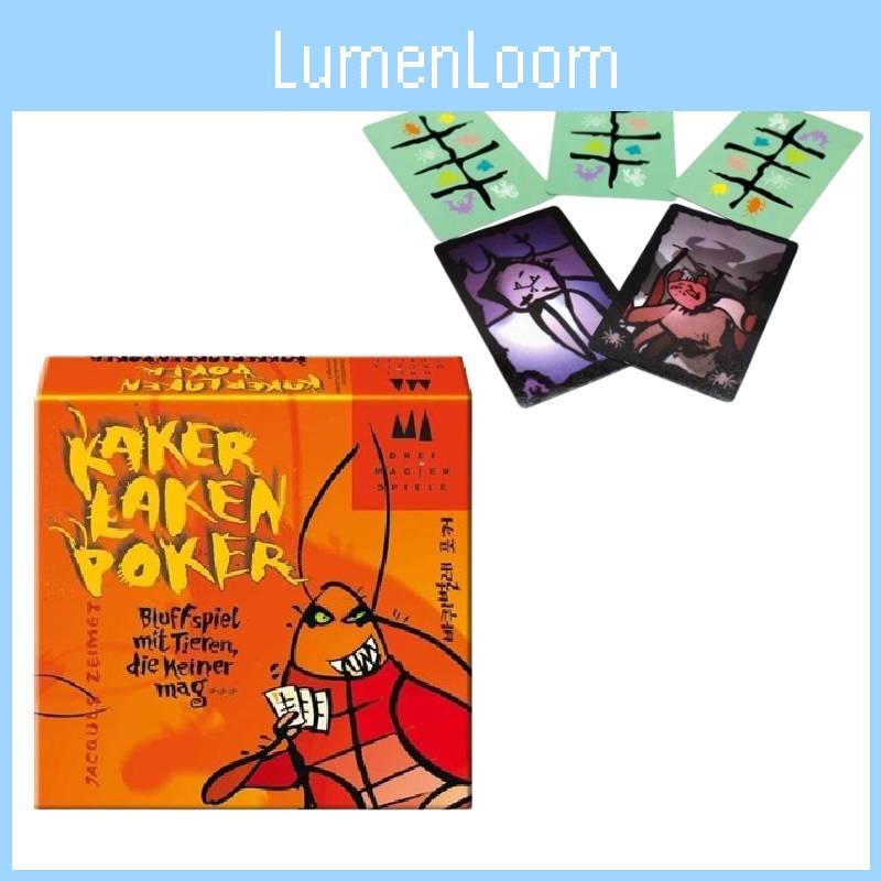 Poker Kaker Laken Card Board Game Family Party Prop Educational Toy Gift Kids