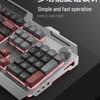 Men's Esports Three-Piece Set: Wired Metal Mechanical Keyboard, Mouse, and Headset for Gaming.