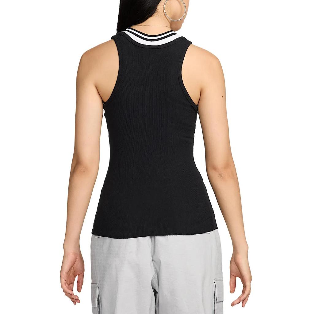 Nike Sportswear Breathable Comfortable Loose Sleeveless Sports Vest Women Tops Black Anthracite FZ1143-010