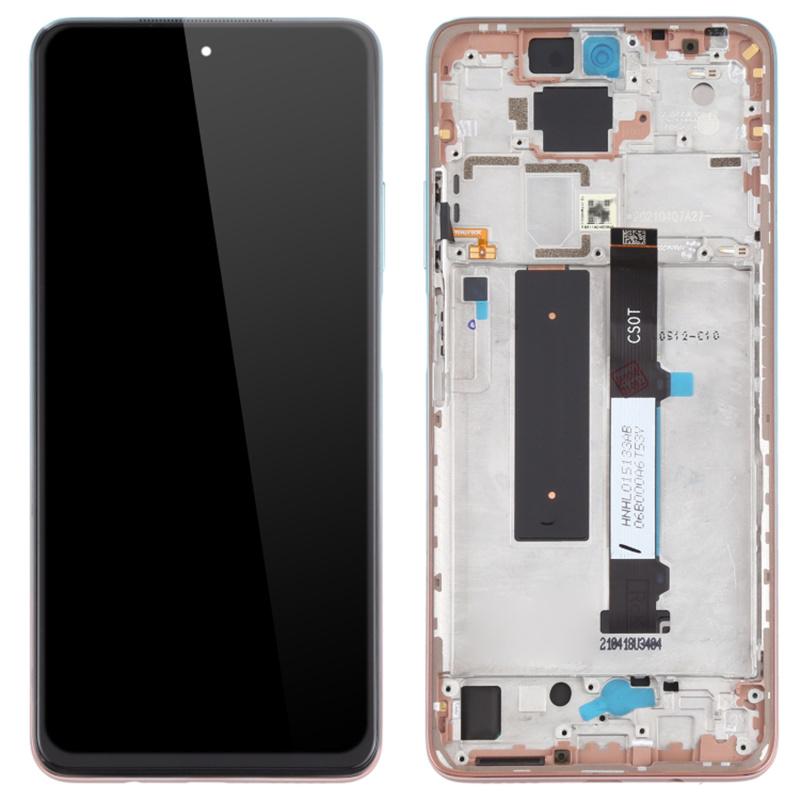 For Xiaomi Redmi Note 9 Pro 5G M2007J17C/Mi 10T Lite 5G M2007J17G Grade C LCD Screen and Digitizer Assembly+Frame Replacement Part (without Logo)