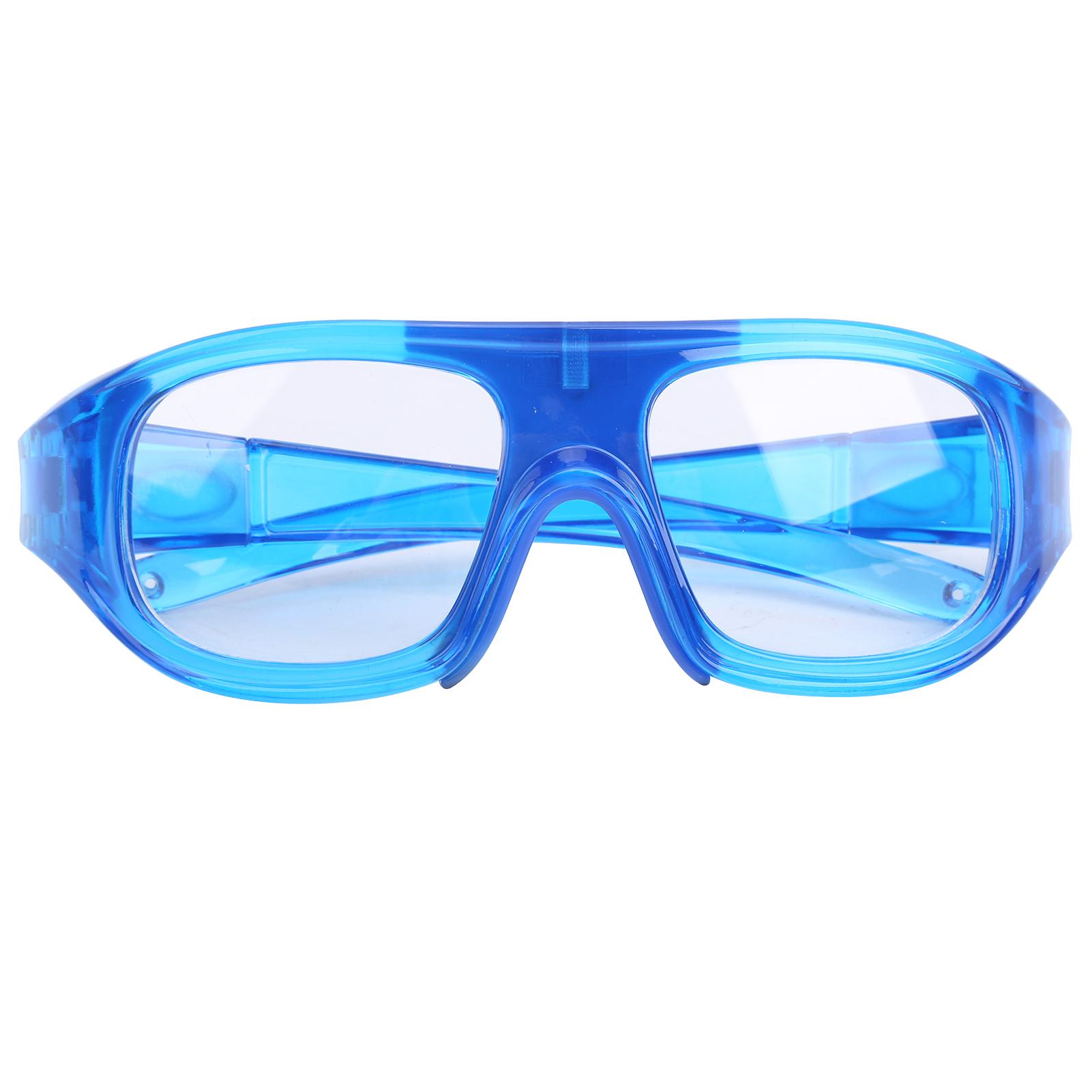 

Impactresistant PC Sports Basketball Glasses Removable Headmounted Protective Goggles(blue )