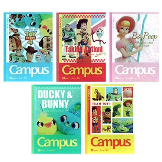 

Sunstar Stationery Campus Disney История игрушек 5 тетрадей, в горошек, в линейку А5