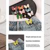 2Pcs Pearl Butterfly Adjustable Pant Waist Tightener Jeans Alloy Button No Sewing Required Easy To Install Accessory Pins