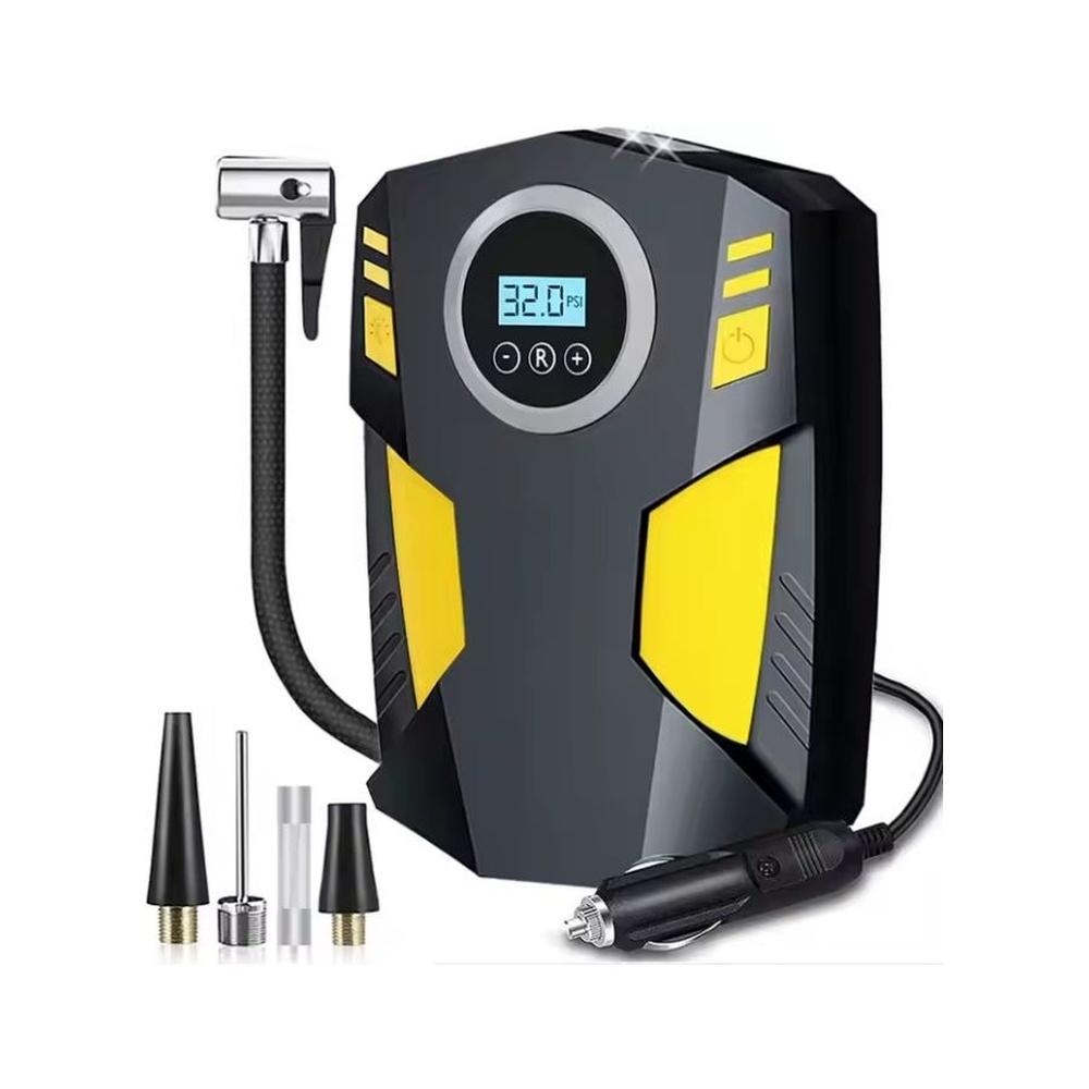 

Electricni Digital Car Tyre Inflator Air Compressor with Auto Stop and LED Light 12V Fast Portable Air Pump for Car Bicycle Motorcycle Ball Air Mattr